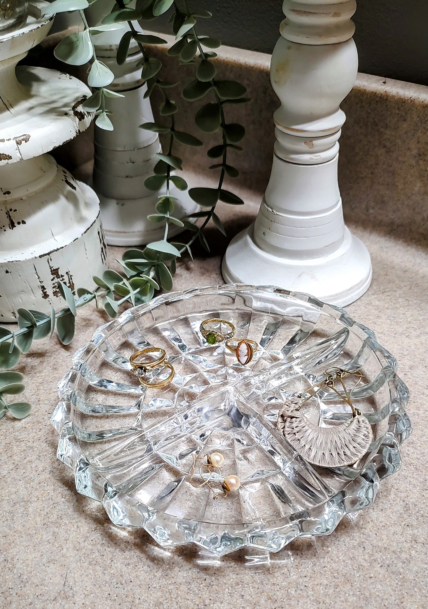 Indiana Glass Divided Relish Tray
