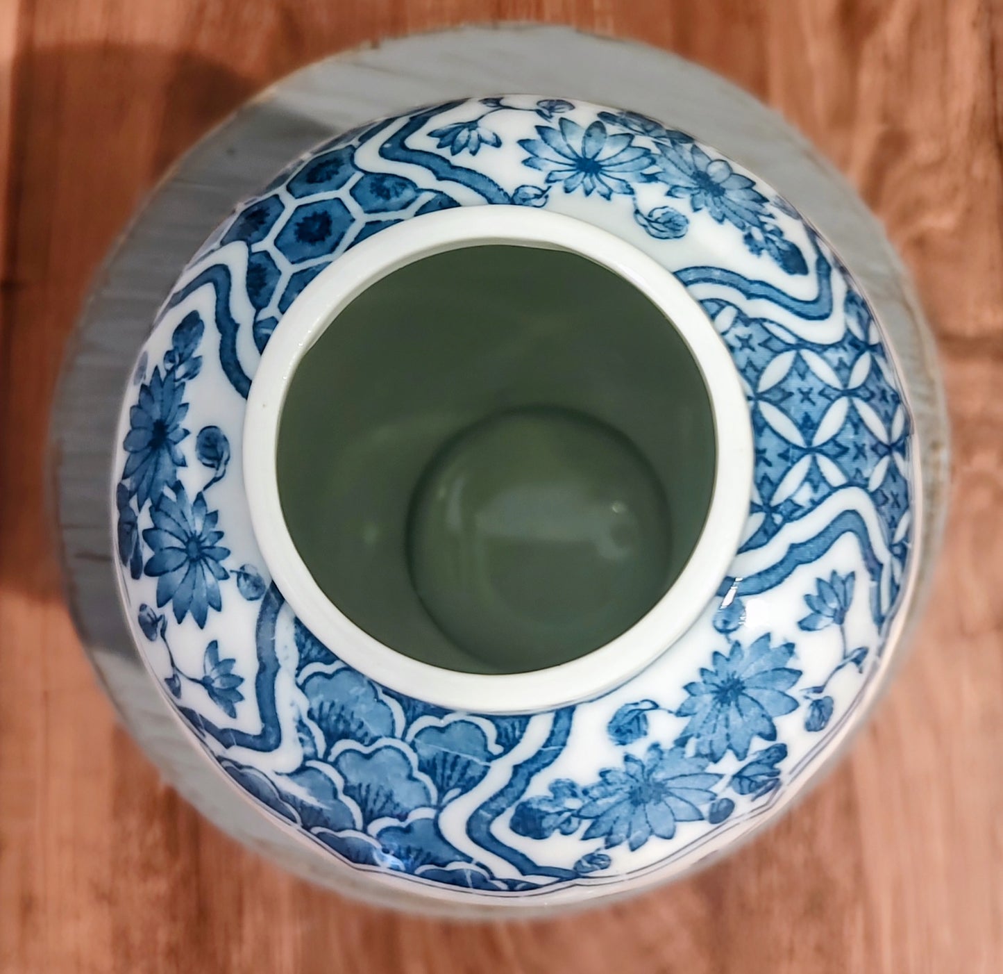 Japanese Peacock Ginger Jar