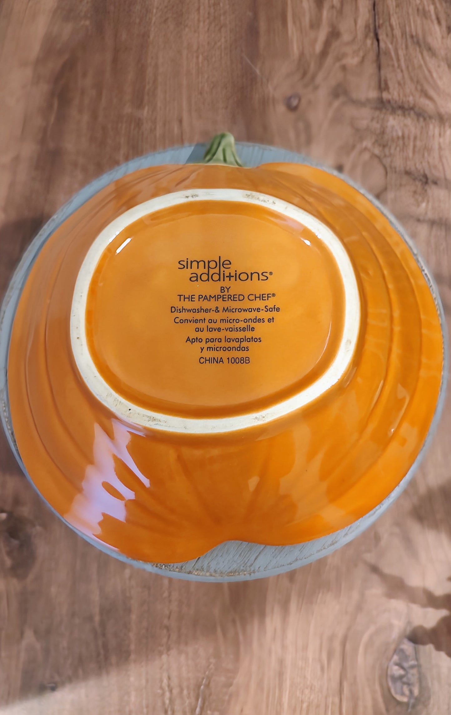Pampered Chef Pumpkin dish