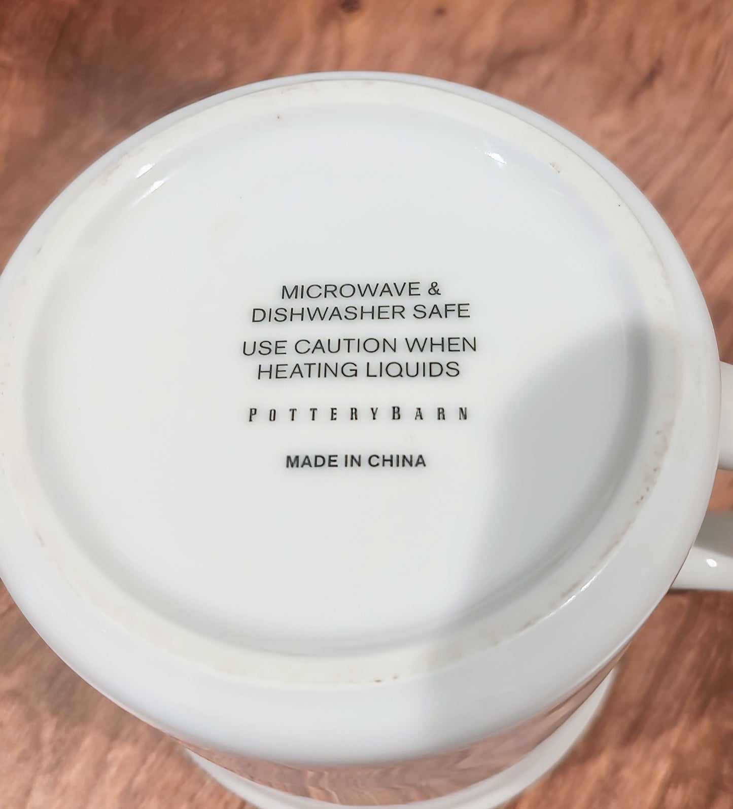 Pottery Barn Alphabet / Letter Mug