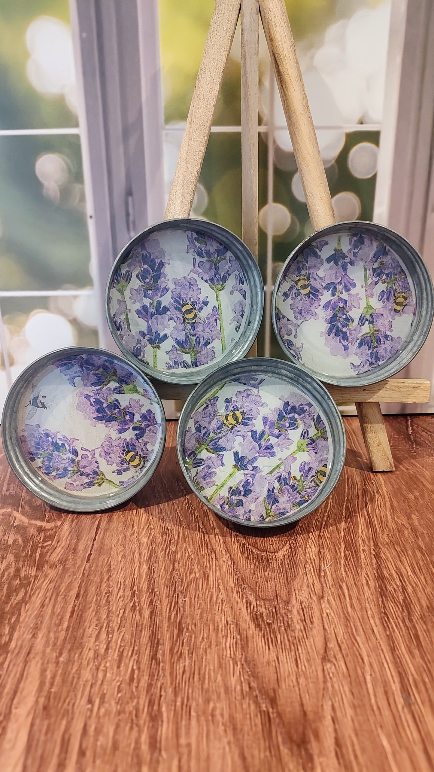 Zinc Lid Coasters