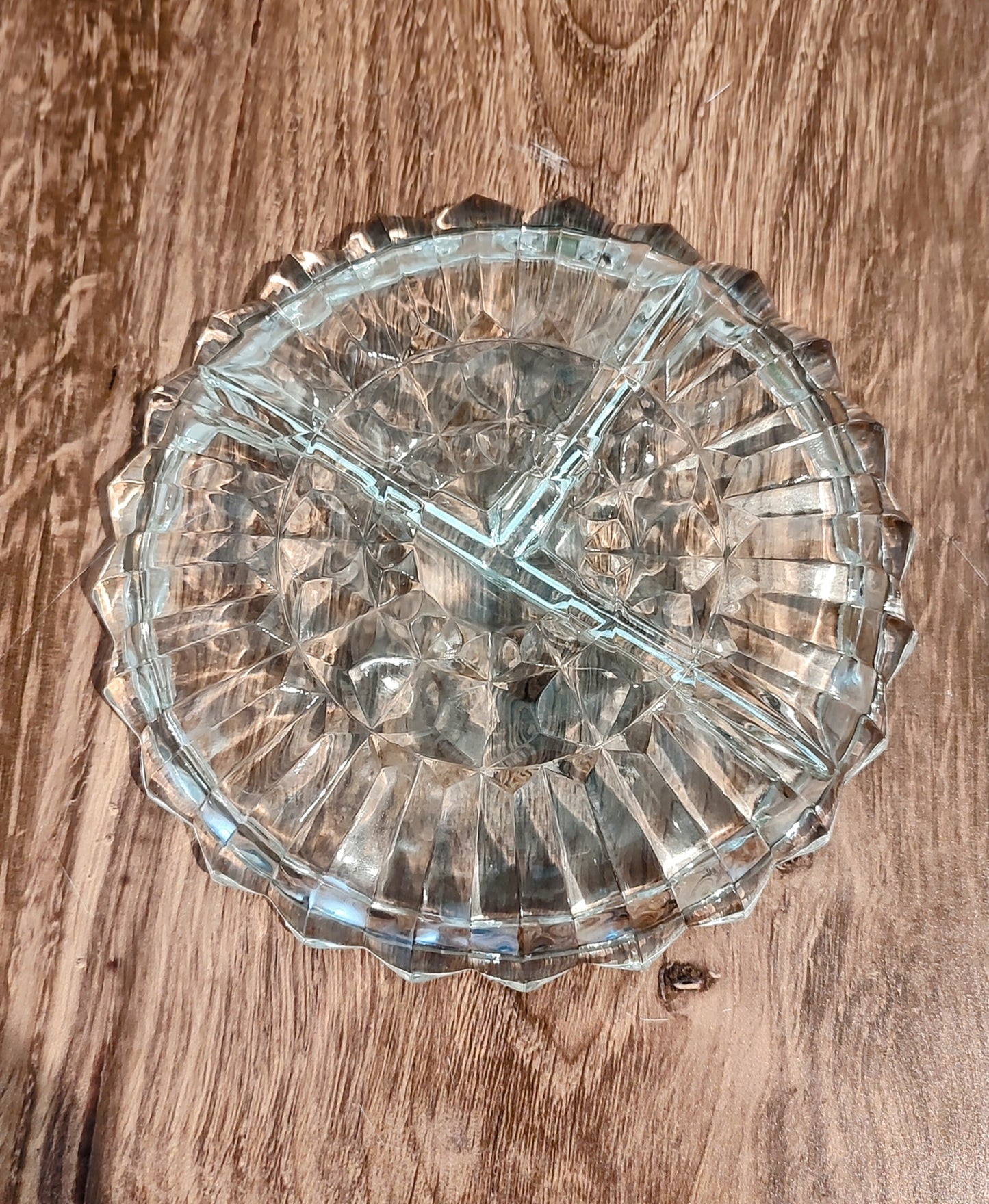 Indiana Glass Divided Relish Tray