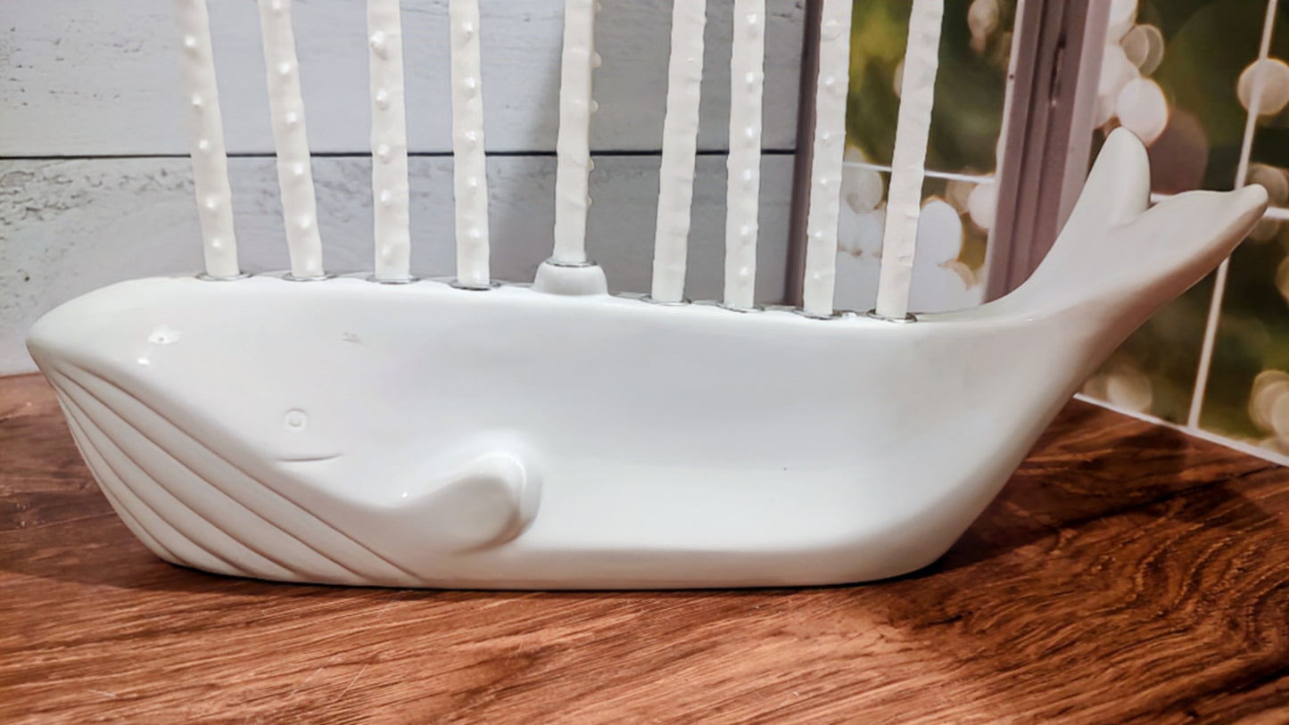 White Whale Menorah