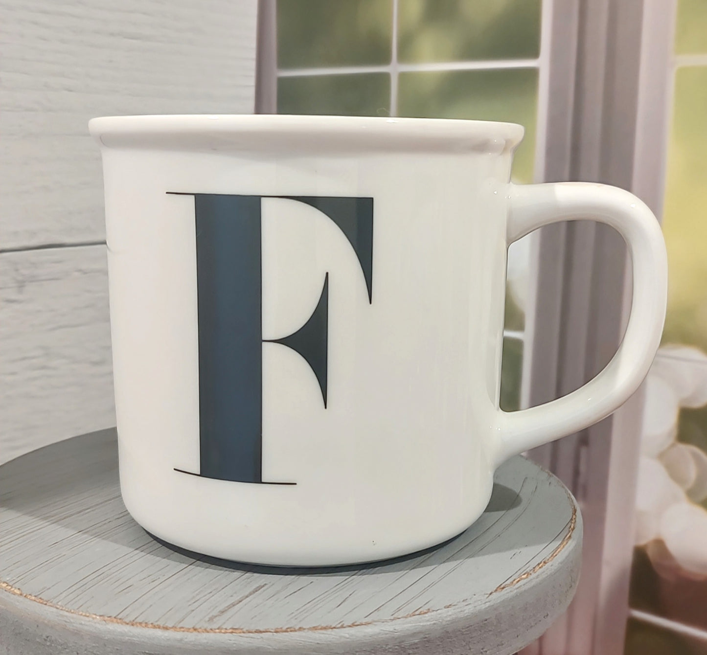 Pottery Barn Alphabet / Letter Mug