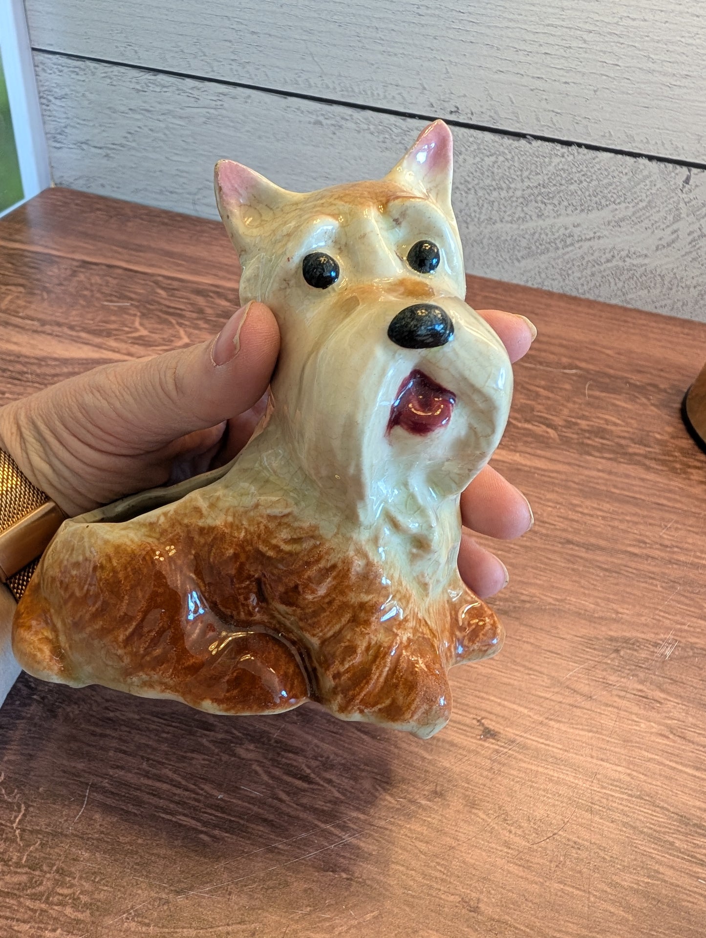 Scottie Dog Planter - Vintage