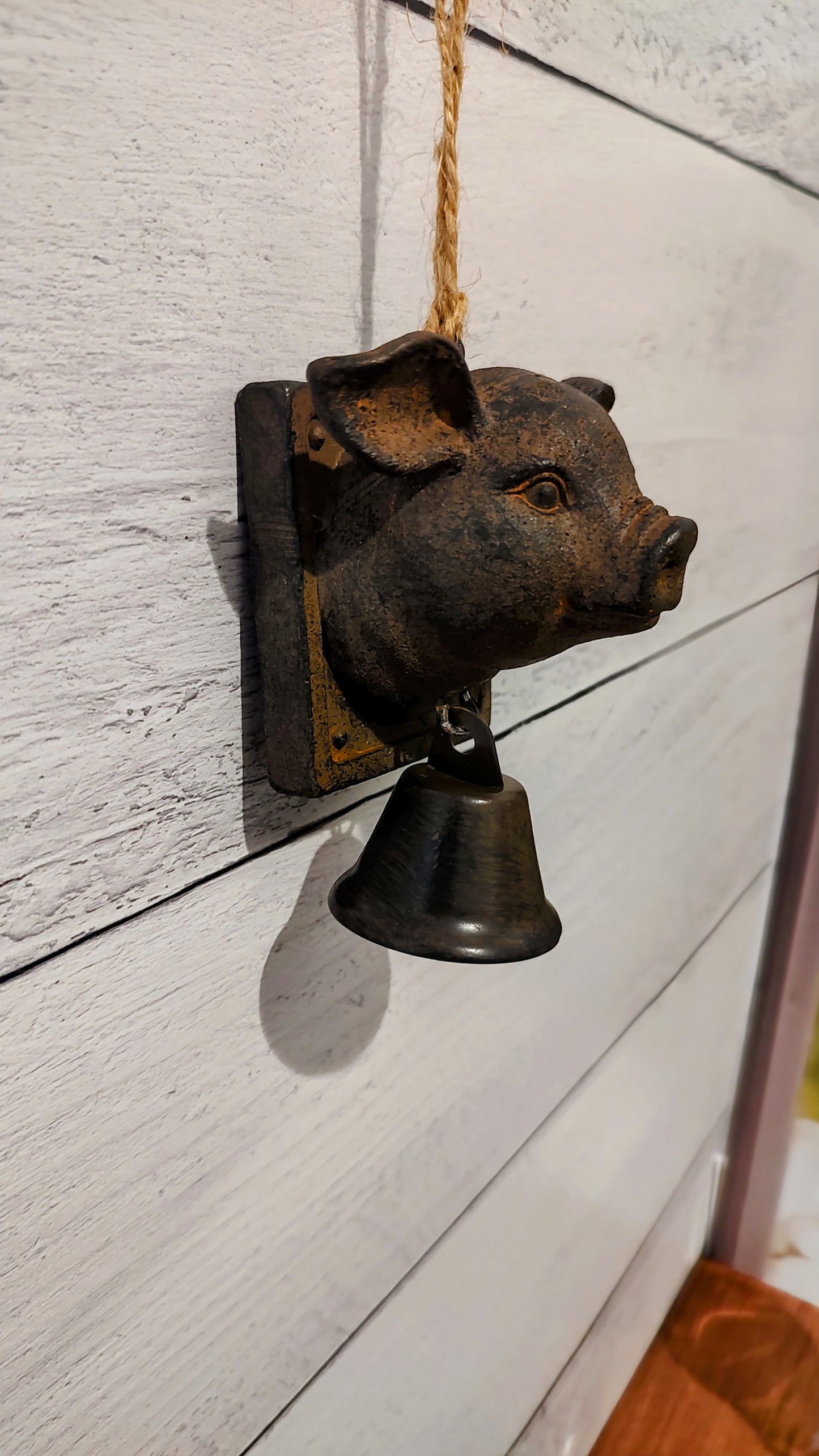 Pig with Bell Ornament