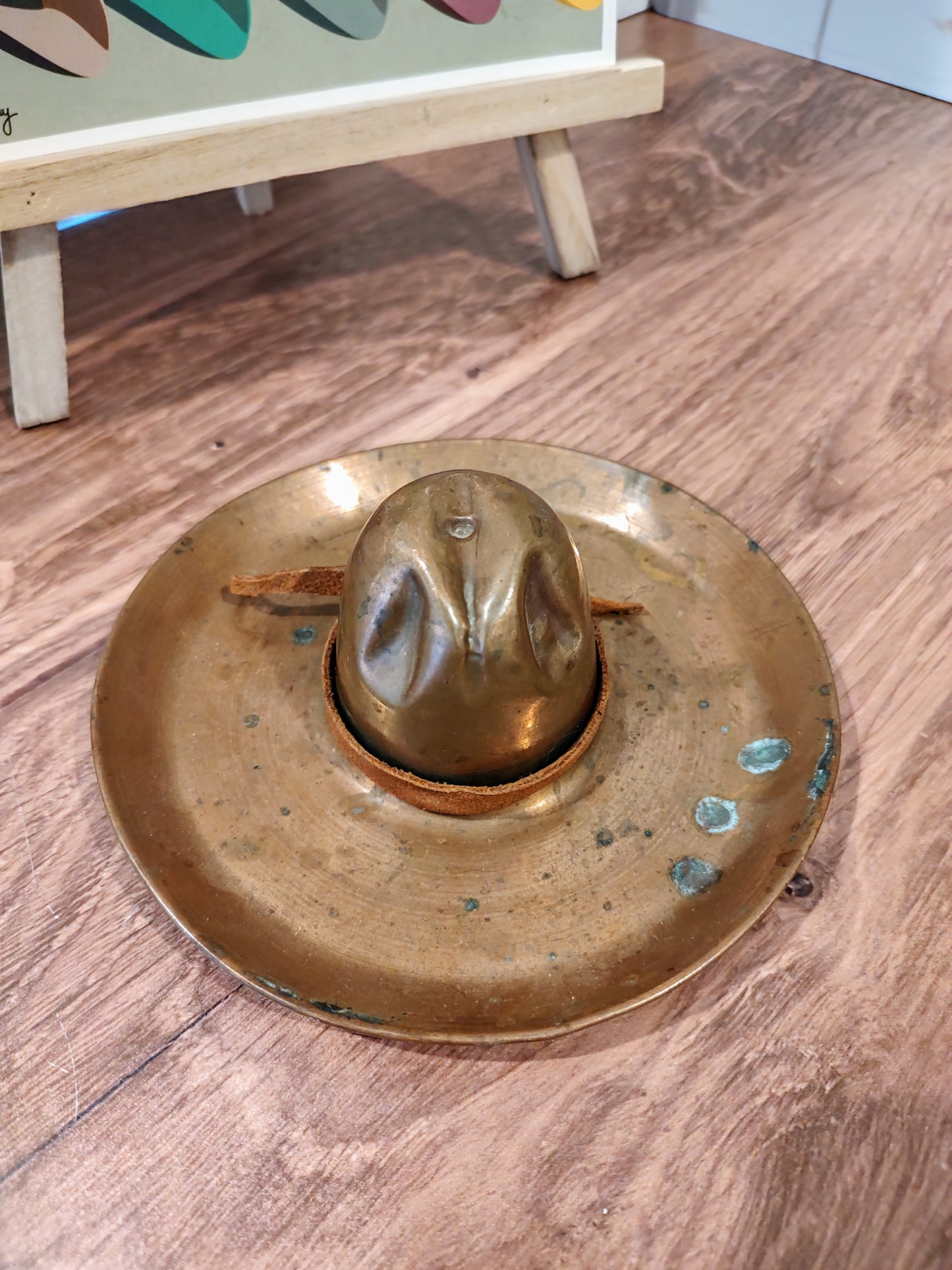 Vintage Copper Cowboy Hat
