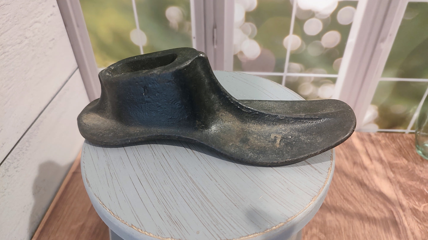 Antique Cast Iron Shoe Form (sold individually)