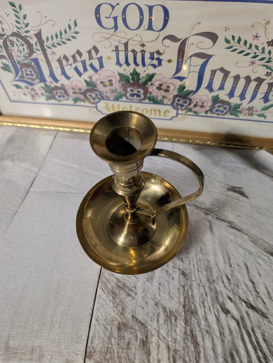 Brass Chamberstick Candle Stick