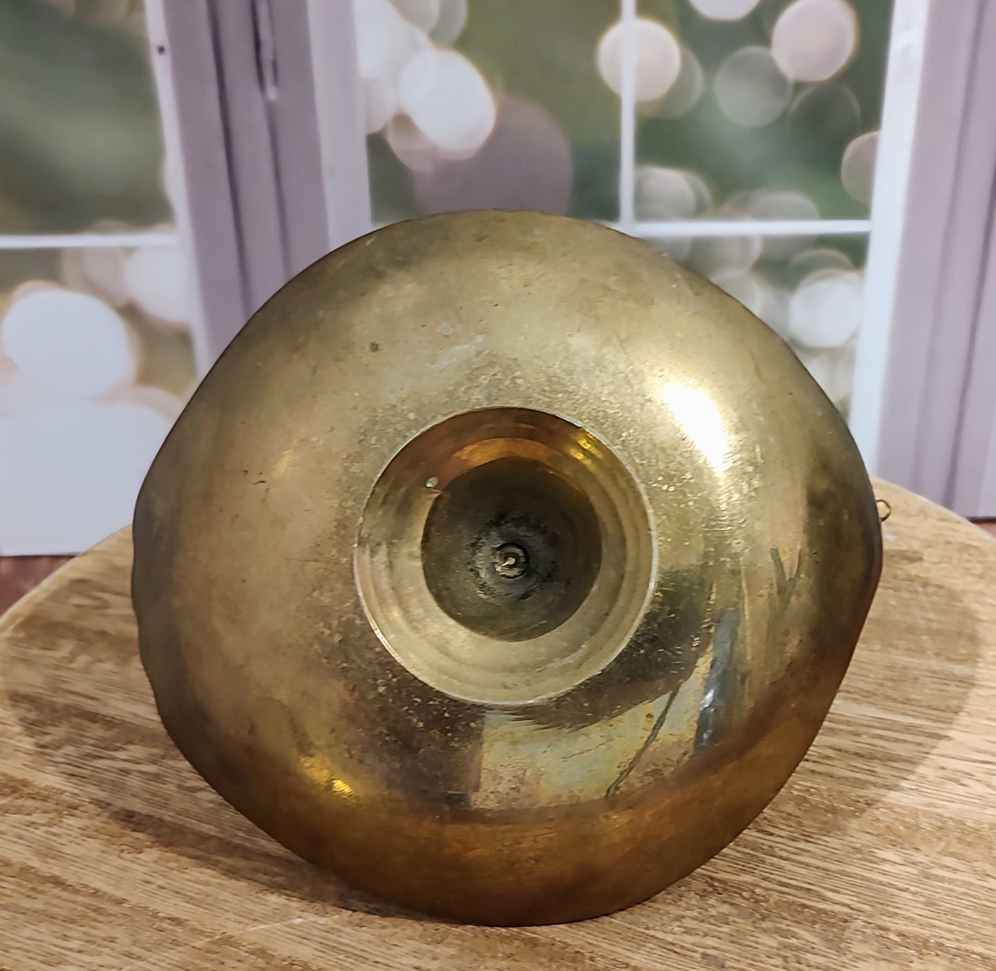 Brass Swan Candle Holder
