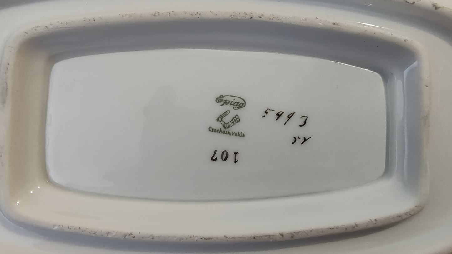 Epiag Gravy Boat with Attached Plate