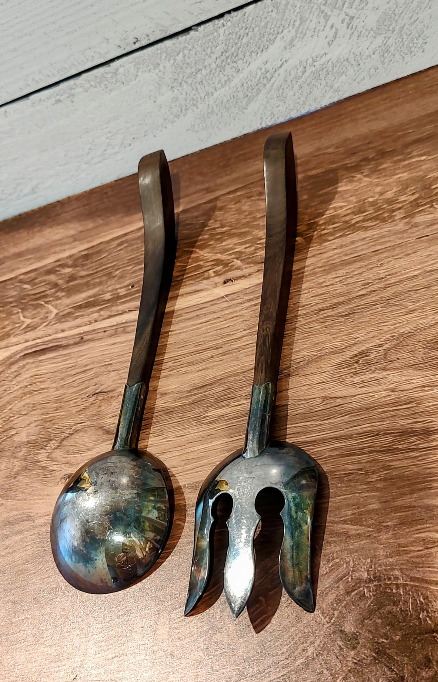 Mid-century Salad Server Utensils