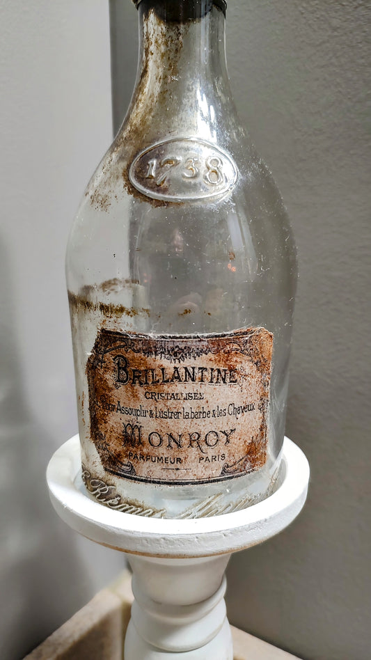 Antique Looking Upcycled Bottle