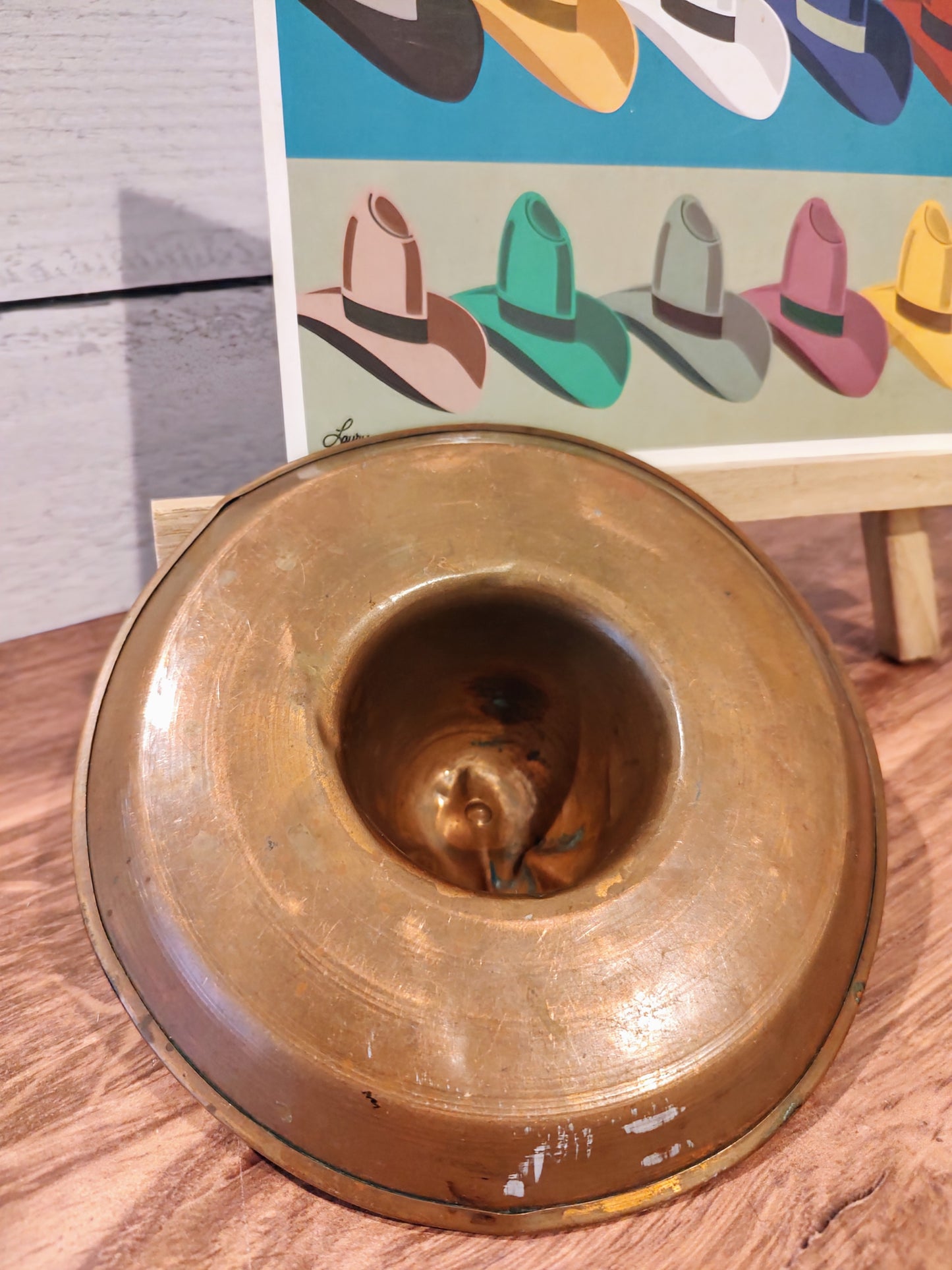 Vintage Copper Cowboy Hat