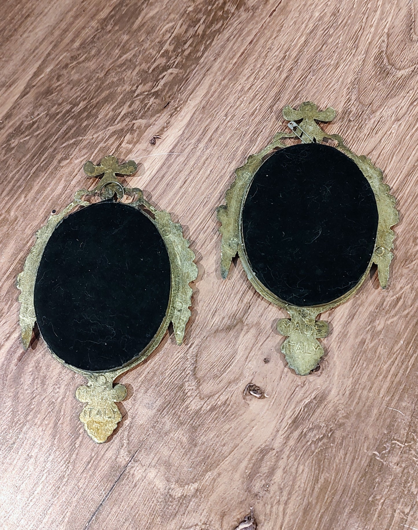 Vintage Mini Mirror and Frame