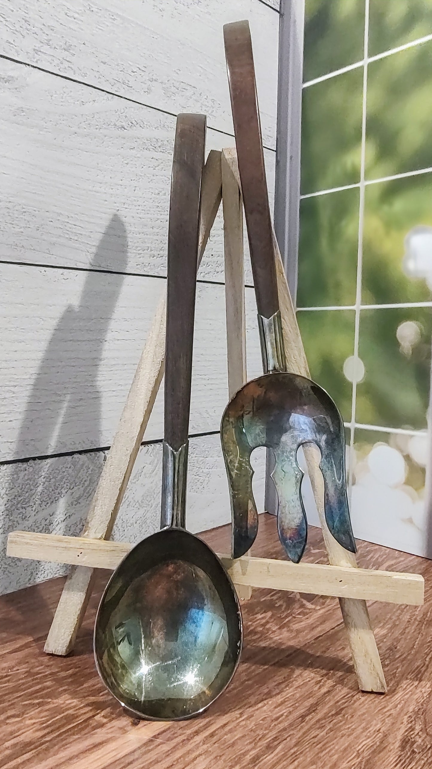 Mid-century Salad Server Utensils