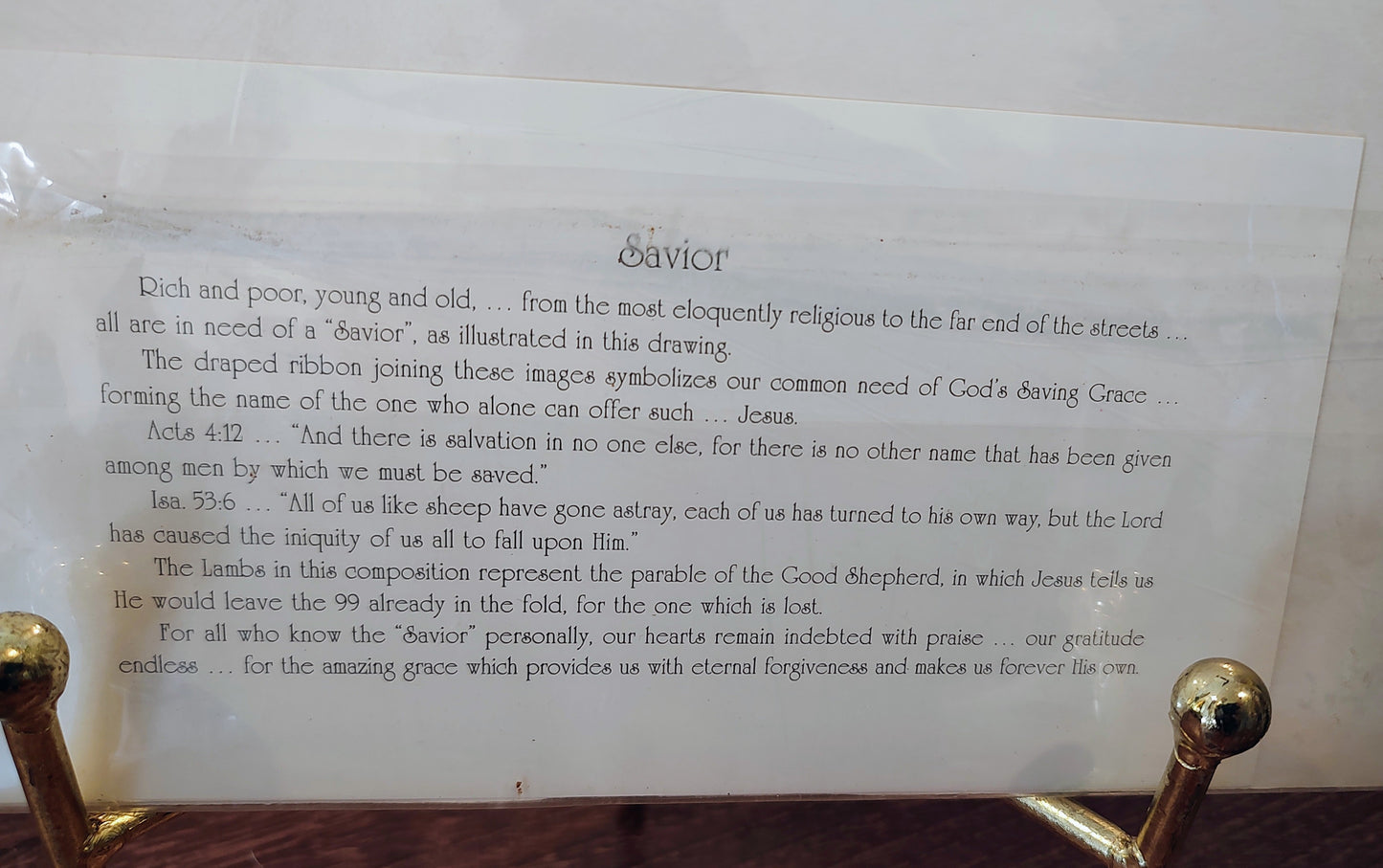 Barbara Bosworth 1992 "Savior" Sketch