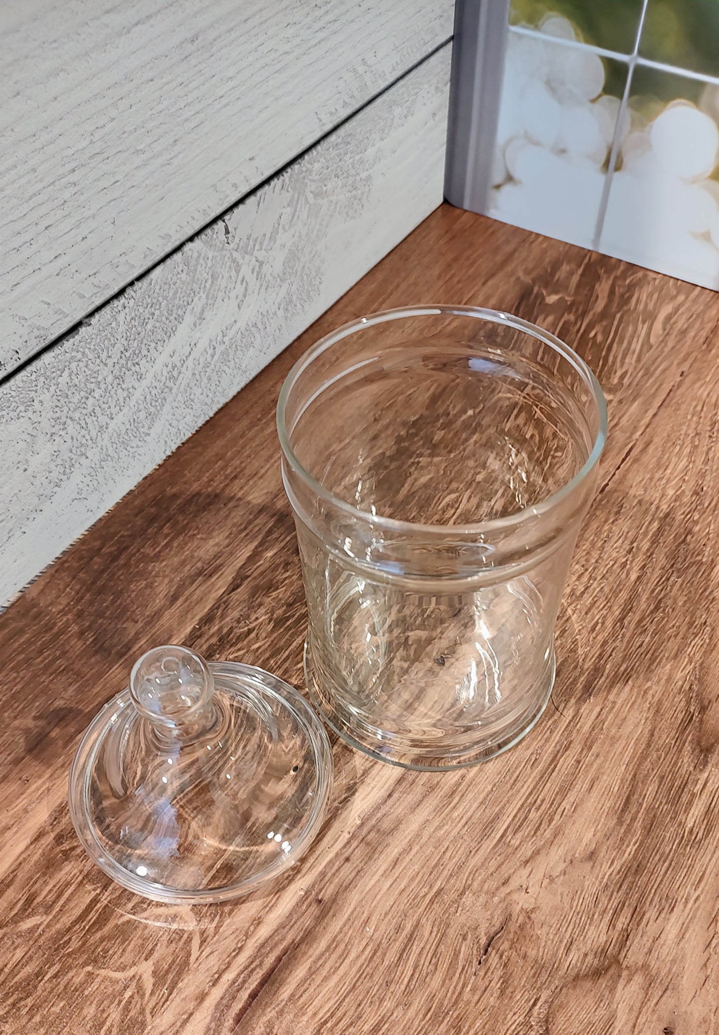 Clear Glass Apothecary Jar
