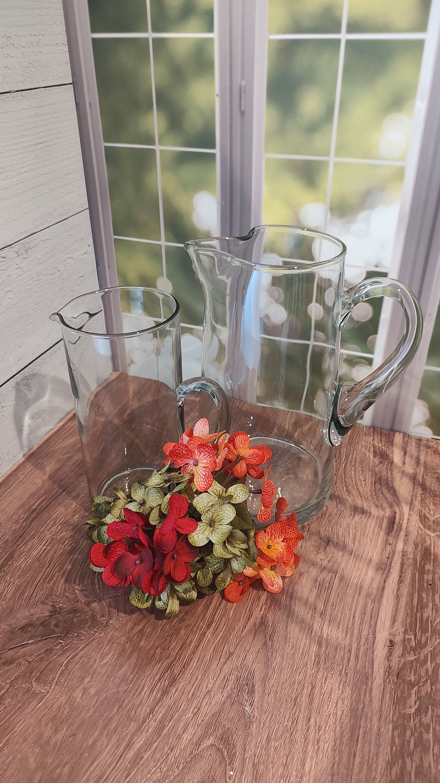 Vintage Glass Pitcher (sold separately)