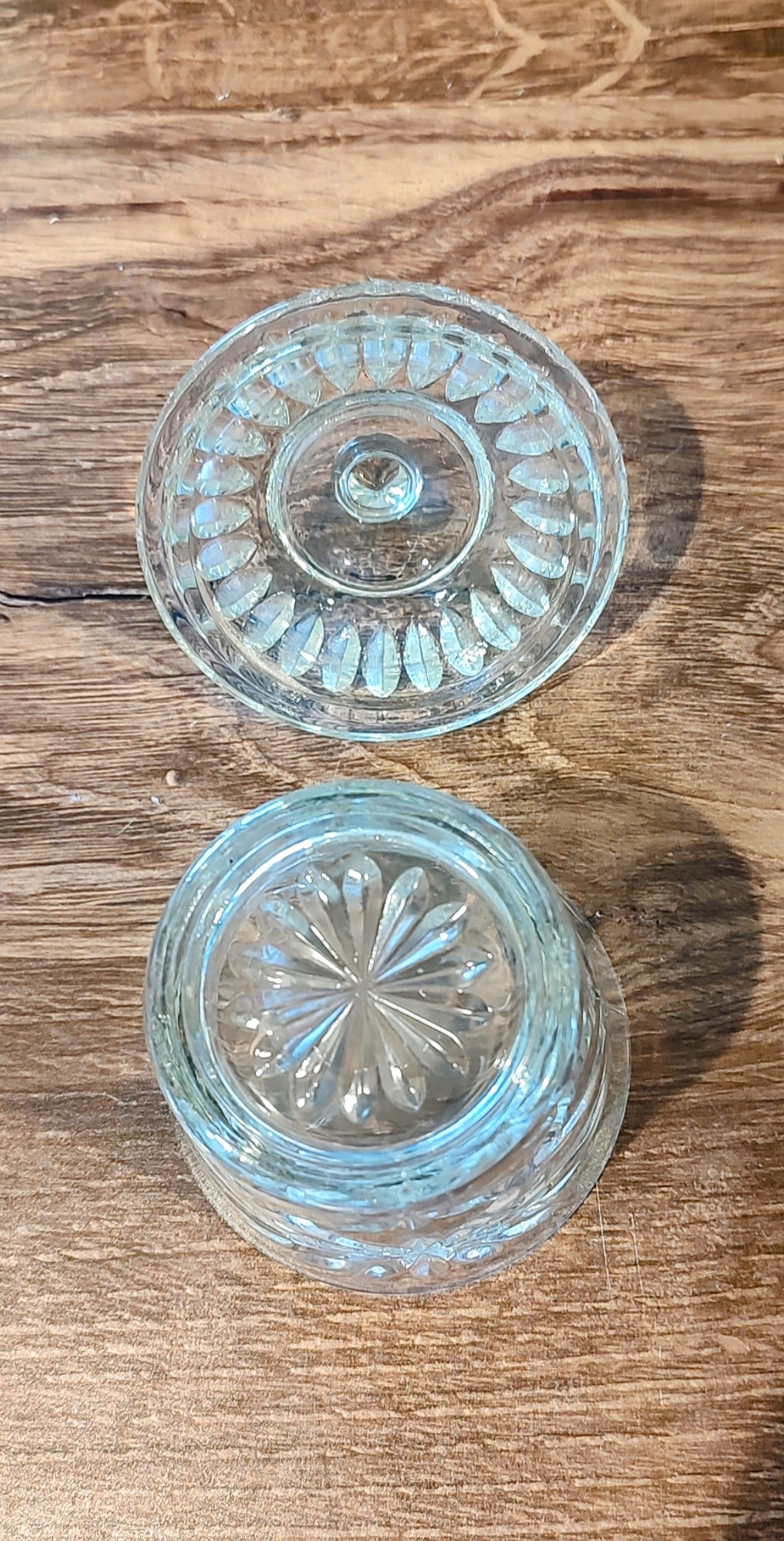 Vintage Anchor Hocking Glass Sugar/Trinket Bowl