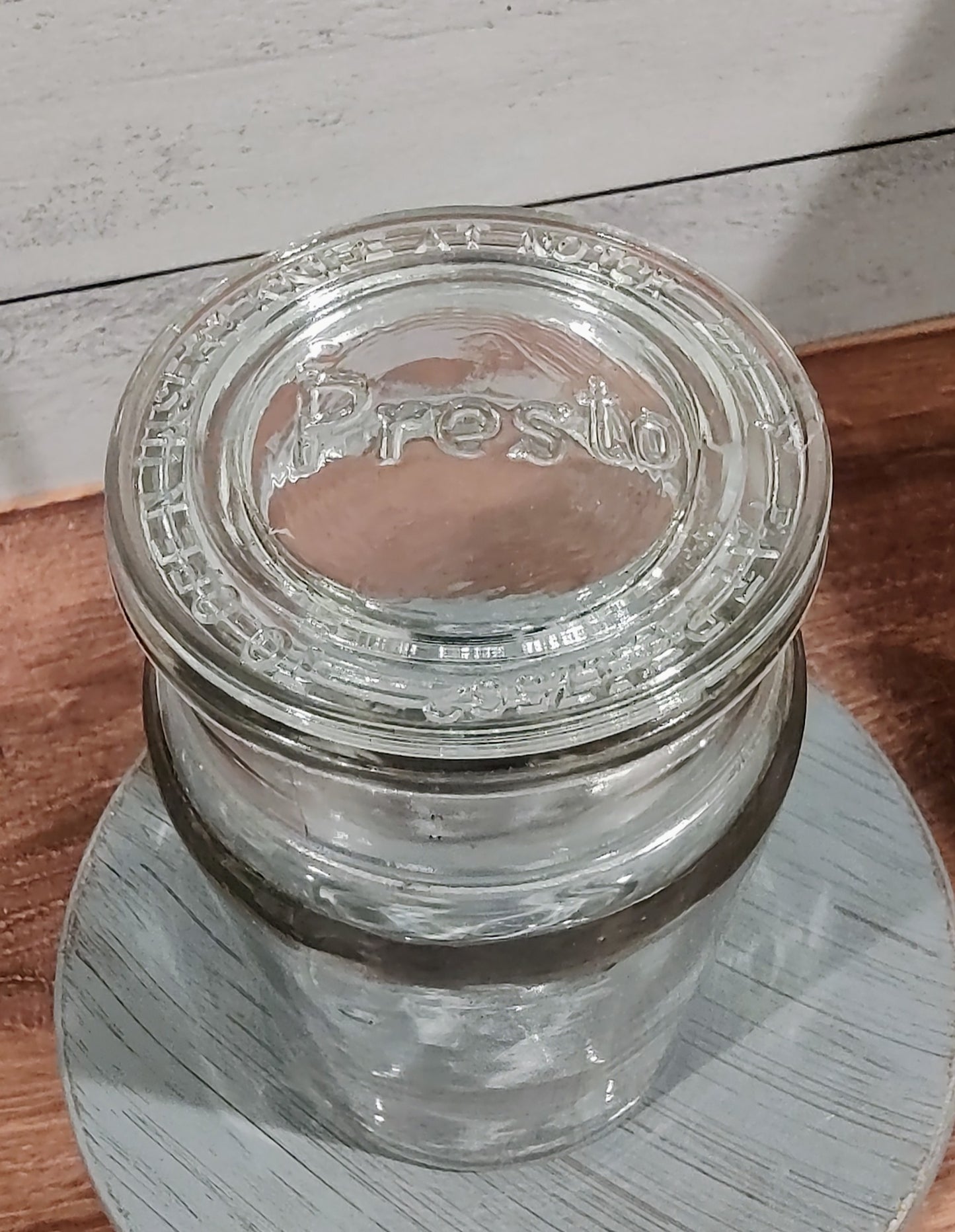 Antique Jar with Glass Presto Cap