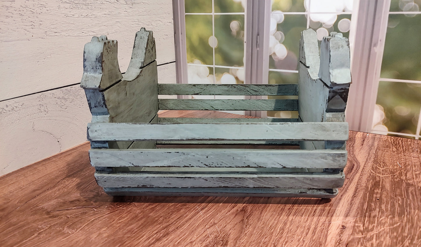 Wooden Chicken Basket
