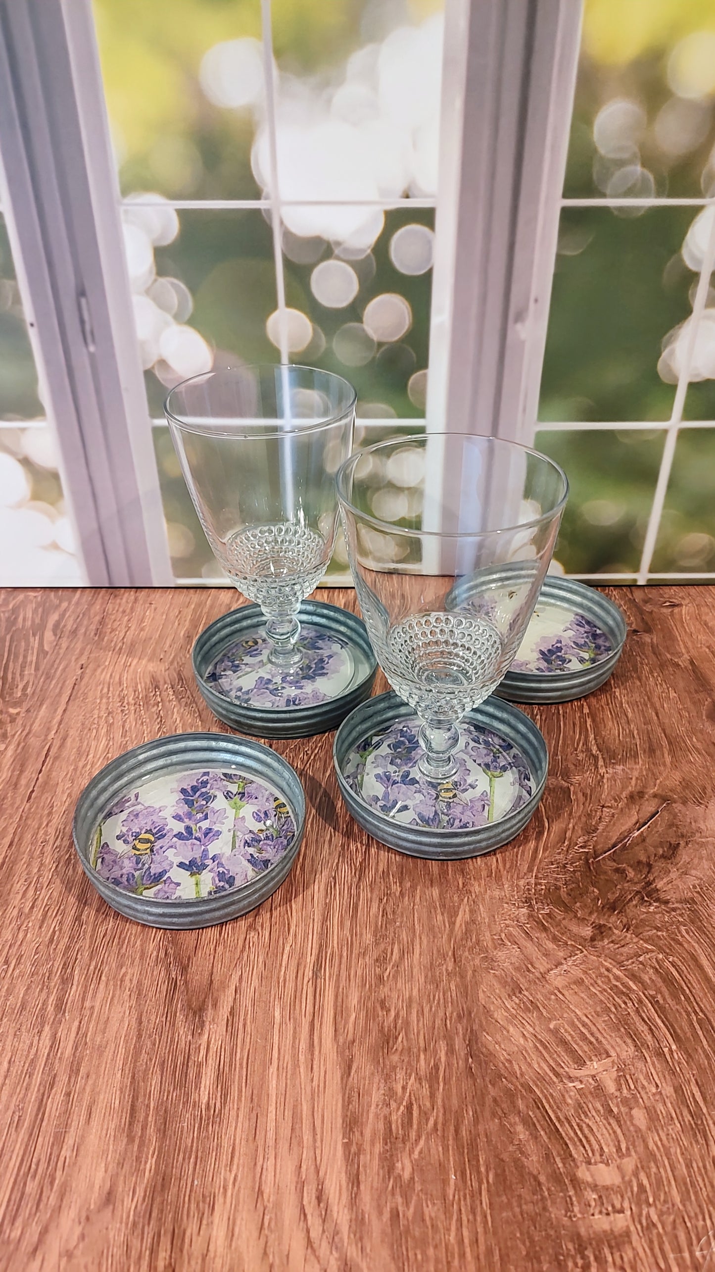 Zinc Lid Coasters