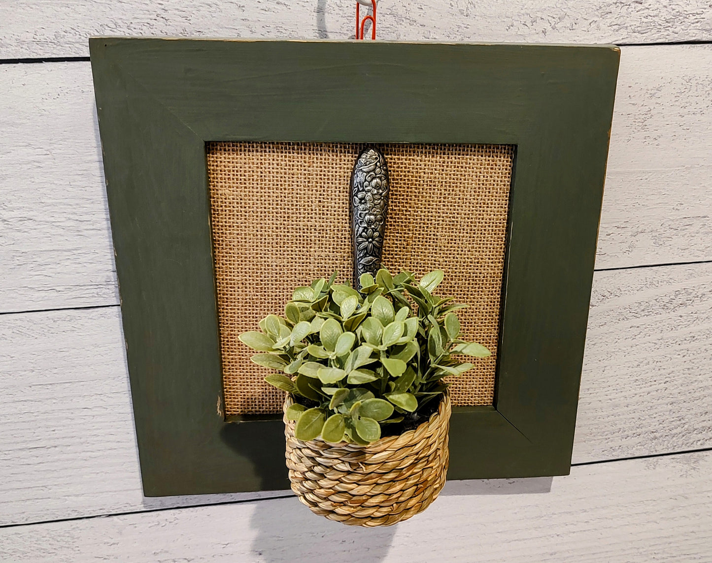Repurposed Antique Ladle Wall Hanging