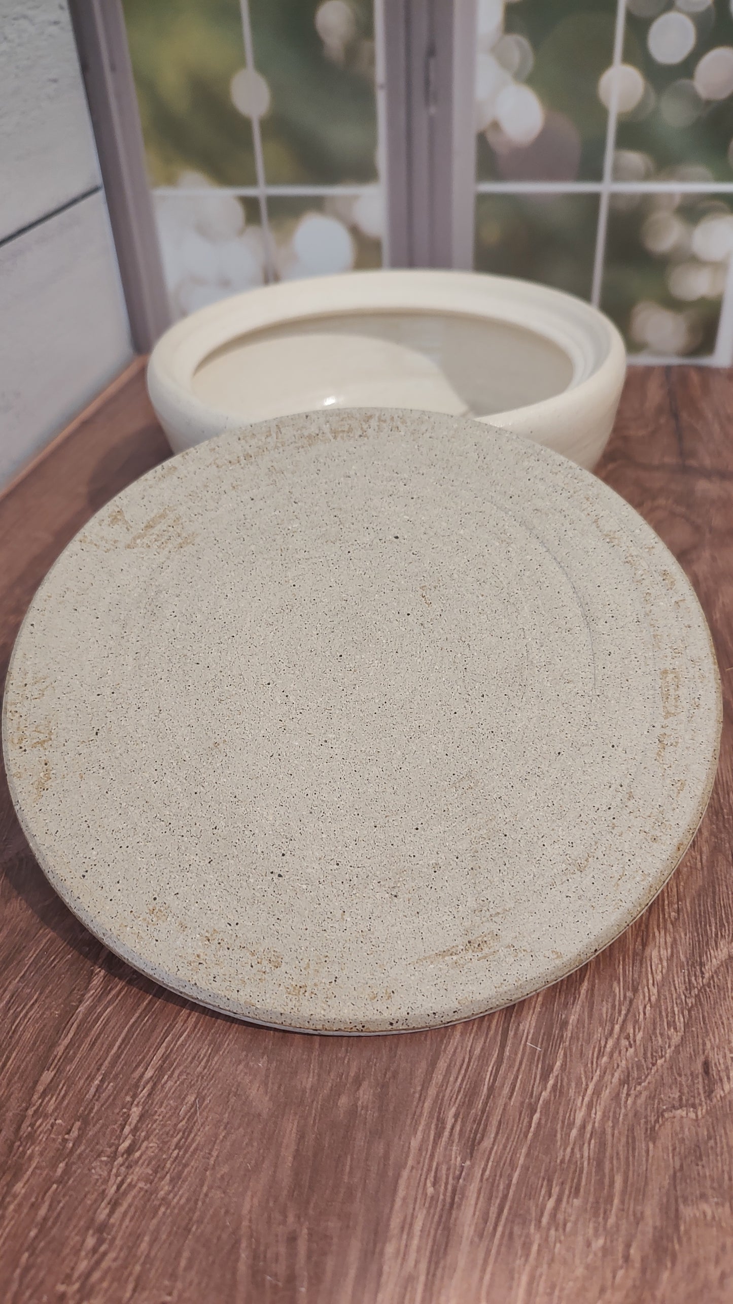 Hand Thrown/Hand Painted Hobbyist Pottery Dish with Lid