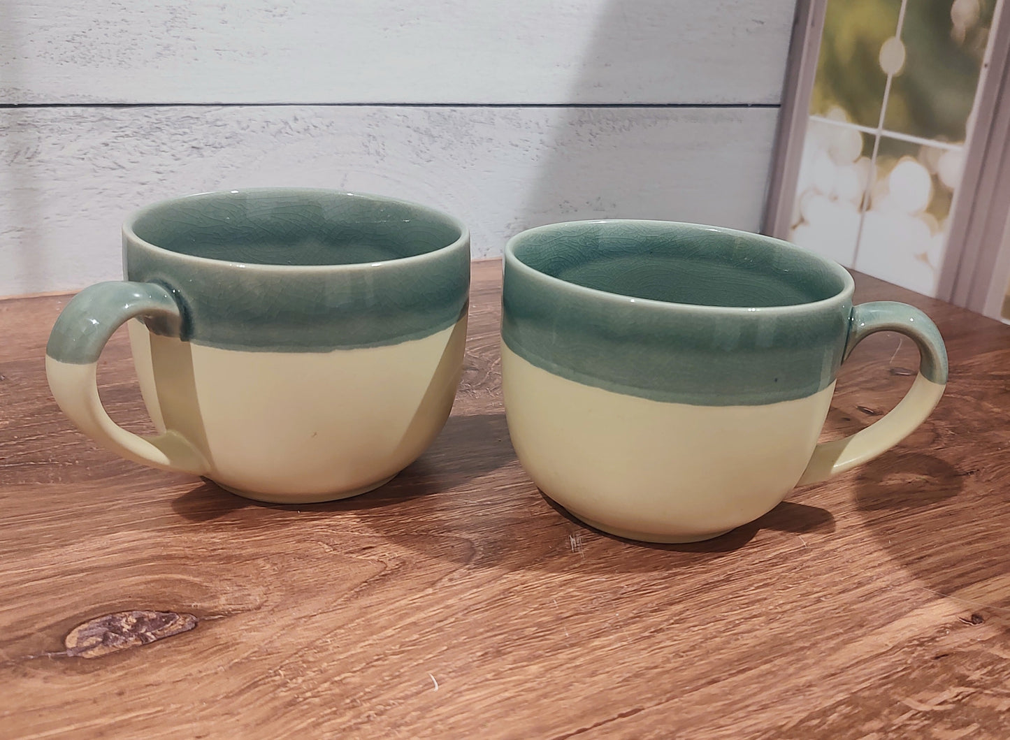 Pier 1 Stoneware Soup Bowls/Mugs (Set of two)
