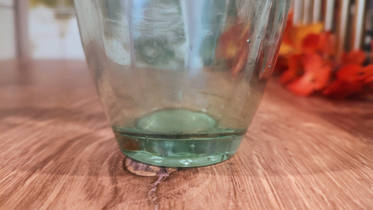 Antique Green Beverage Bottle by J L & Co