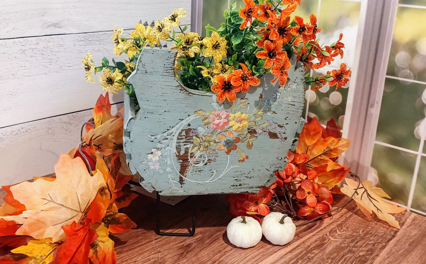 Wooden Chicken Basket
