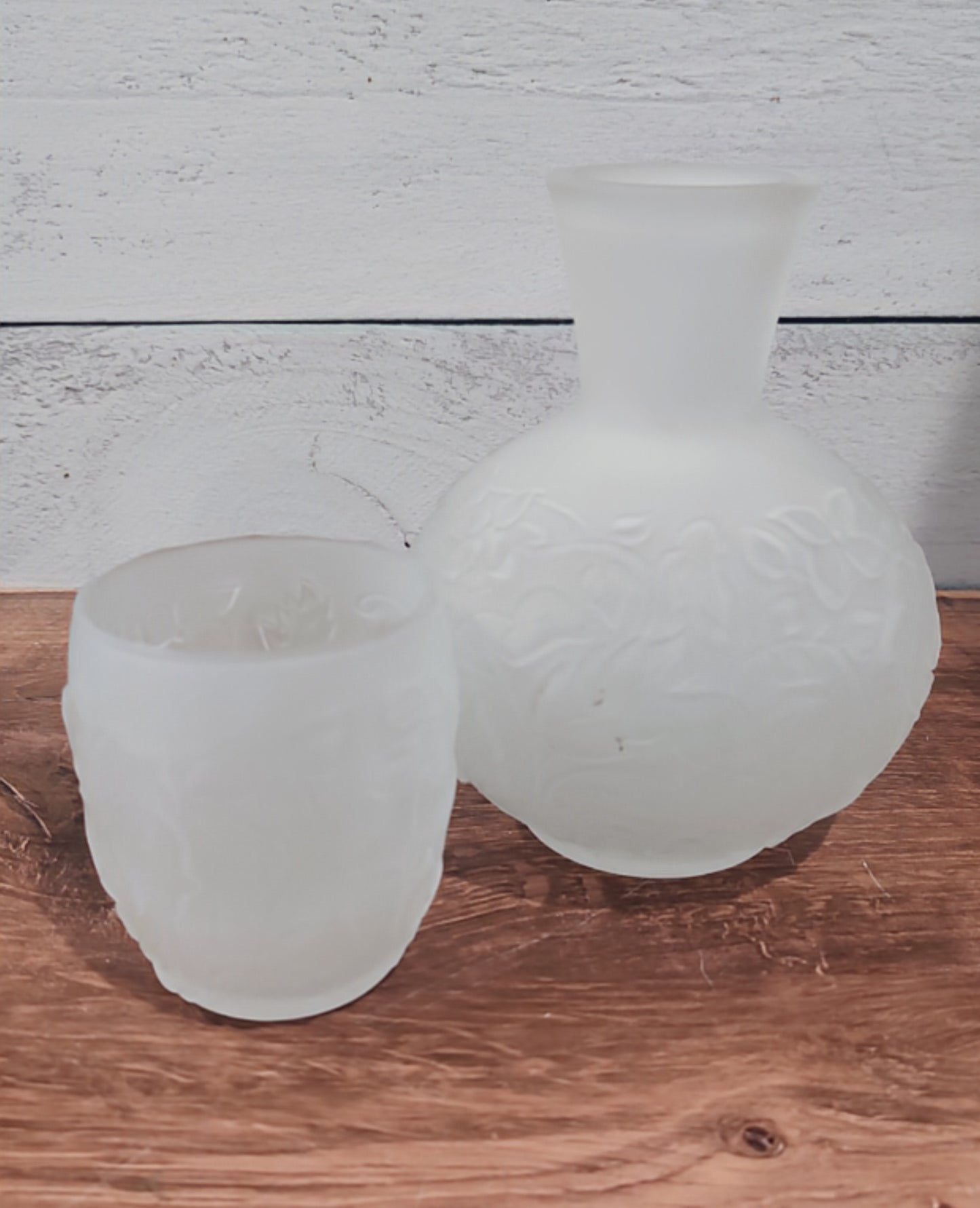 Vintage Bedside Carafe with Cup