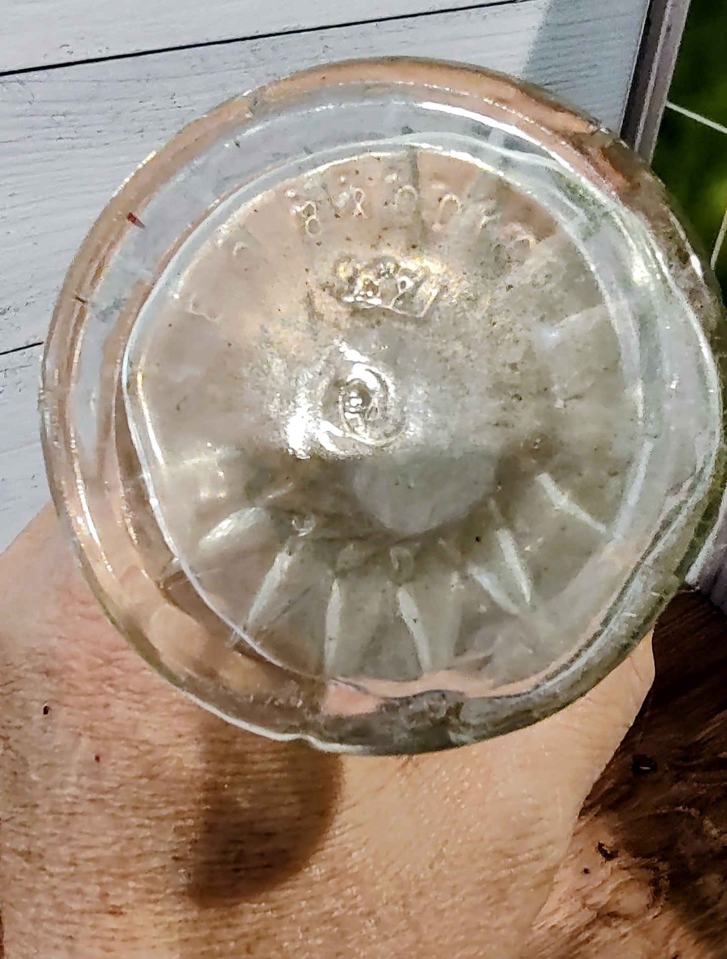 Vintage E. O. Brody Lattice Glass Vase
