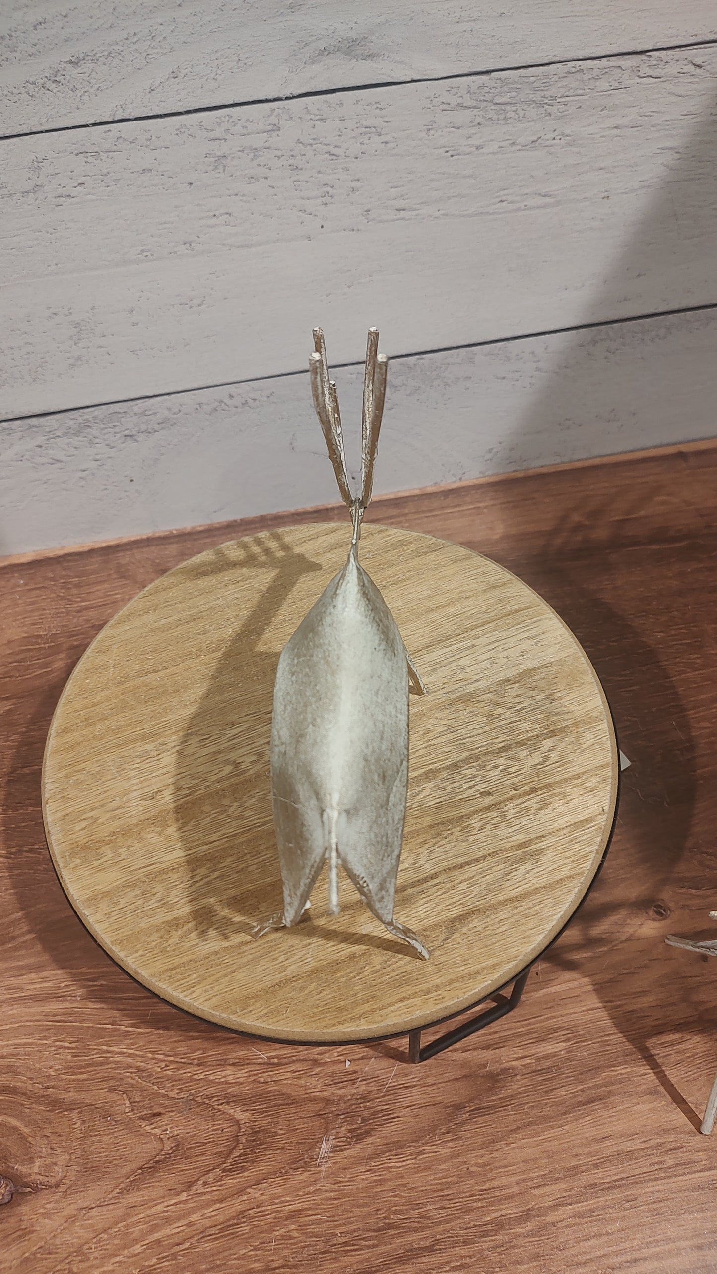 Pair of Metal Primitive Style Deer