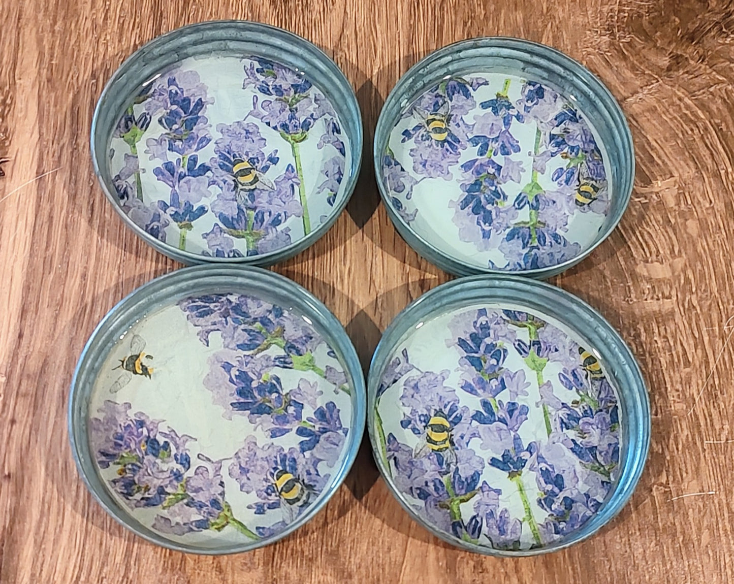 Zinc Lid Coasters