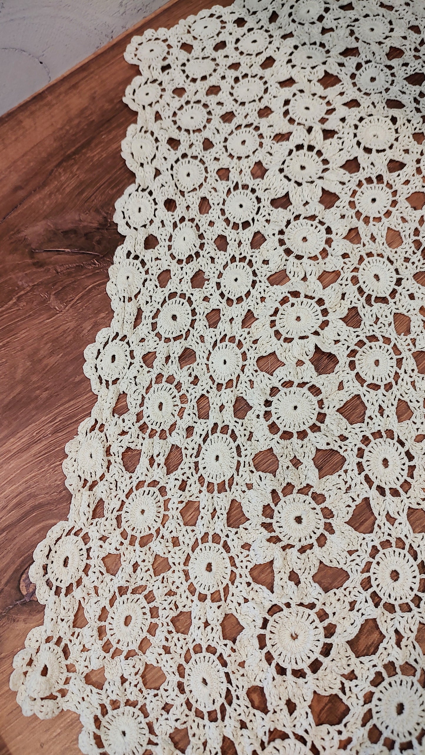 Hand Crocheted Table Runner