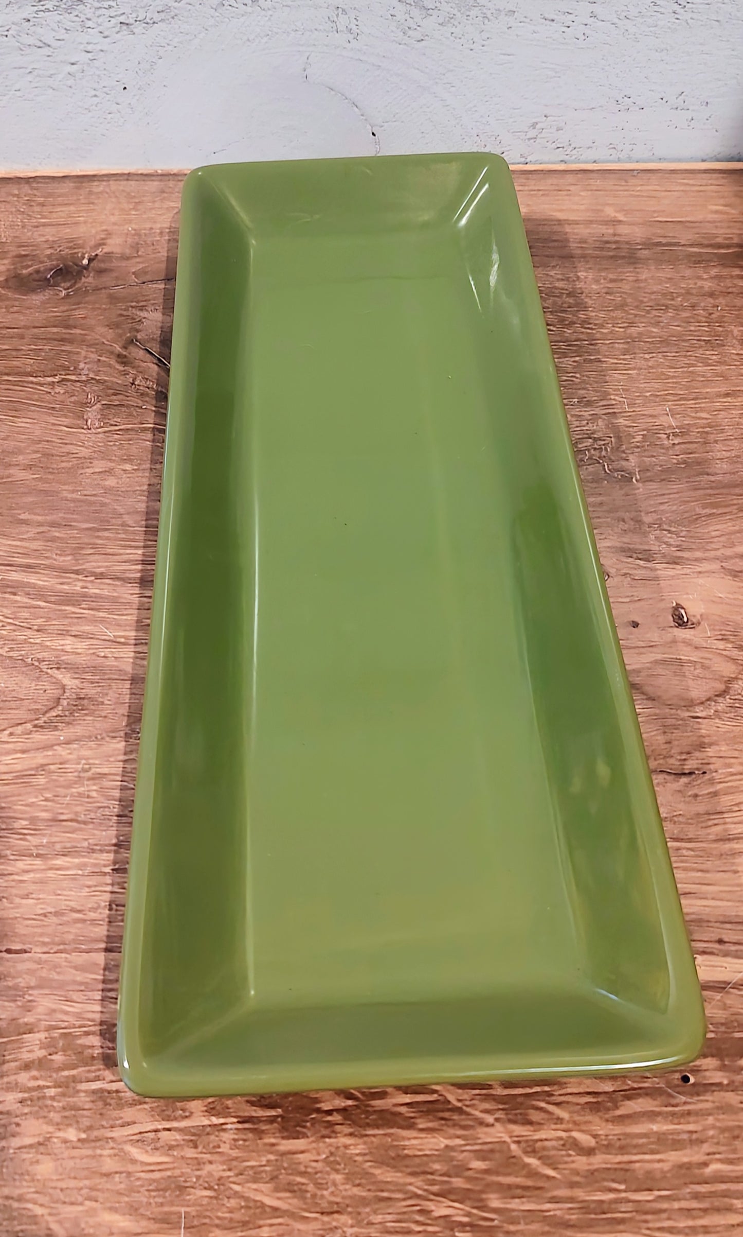 Pampered Chef Simple Additions Green Serving Tray