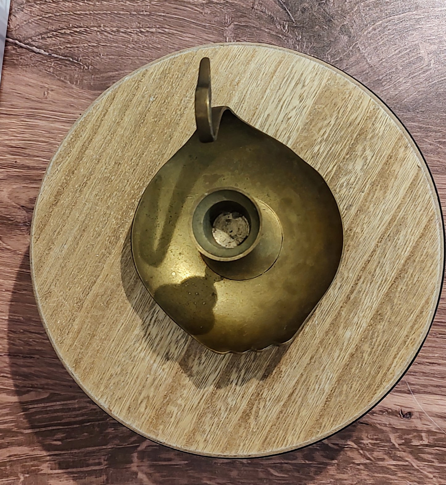 Brass Swan Candle Holder