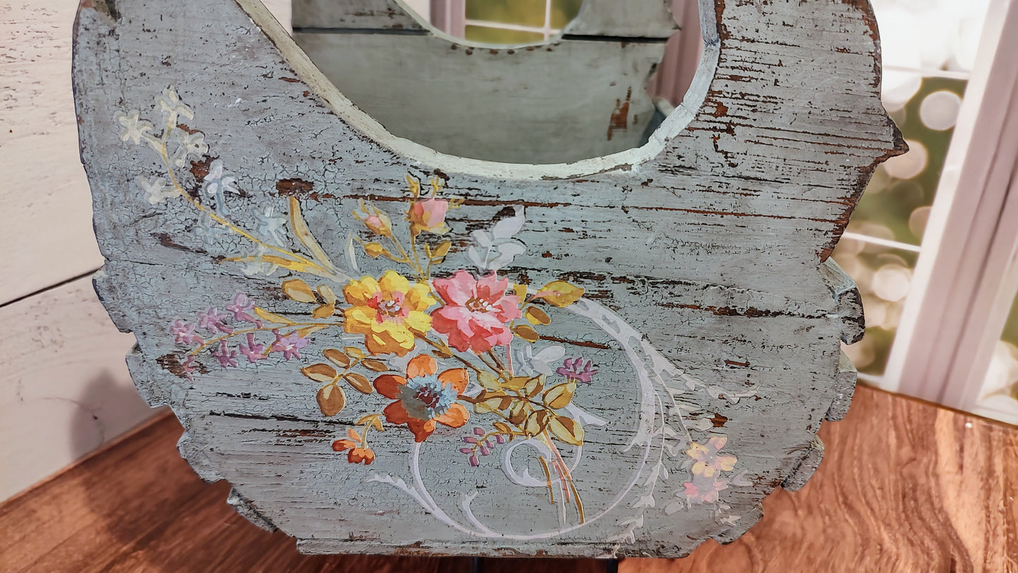 Wooden Chicken Basket