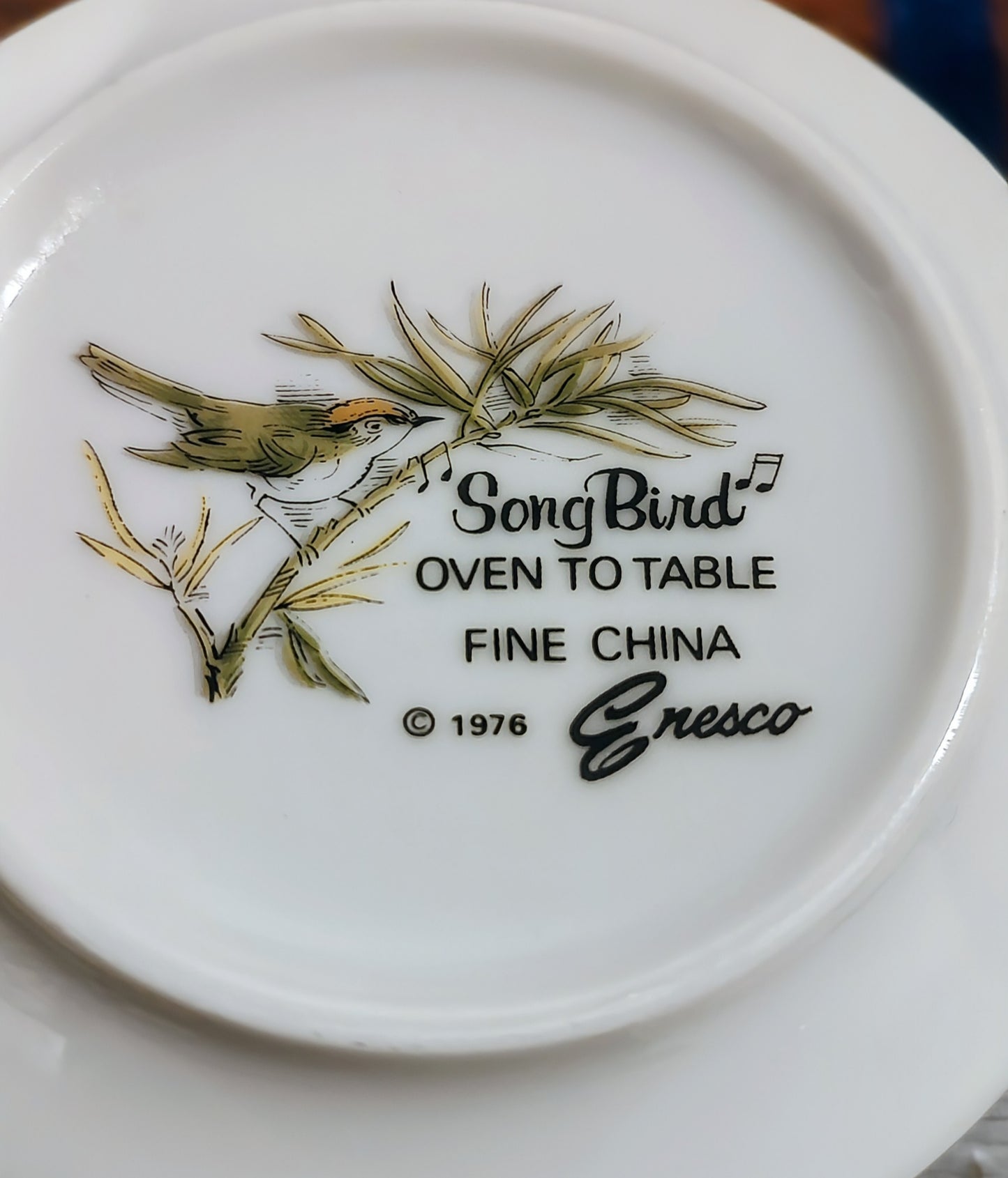 Enesco Song Bird Soup Bowl