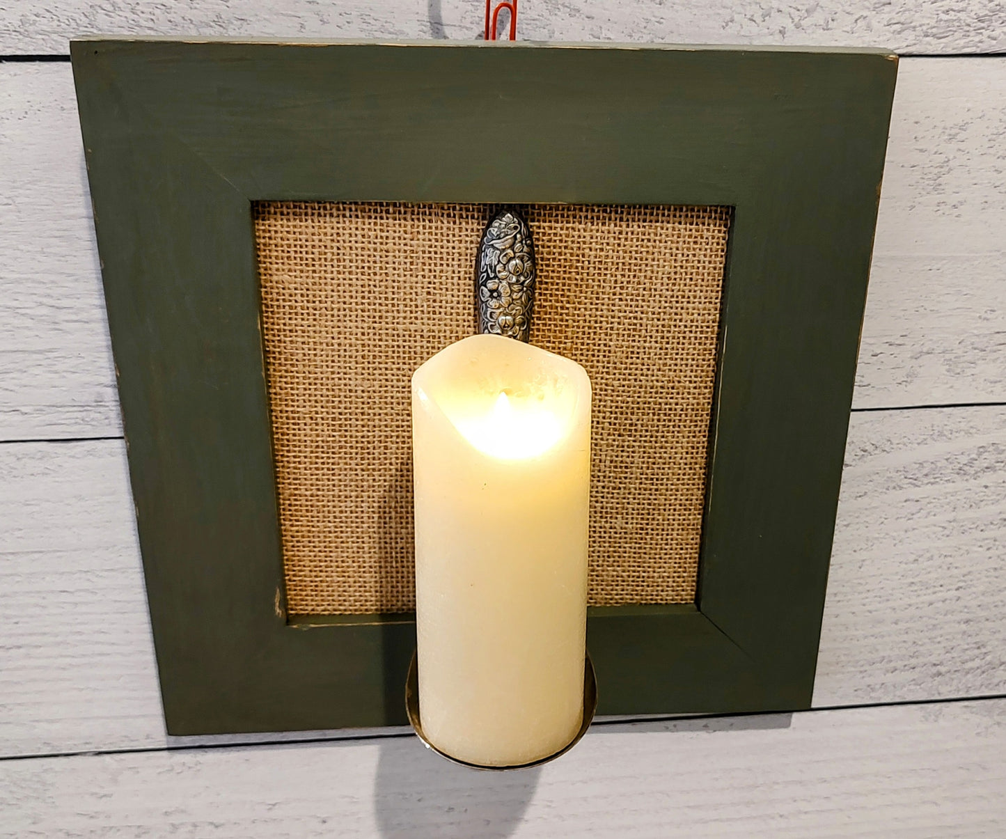 Repurposed Antique Ladle Wall Hanging