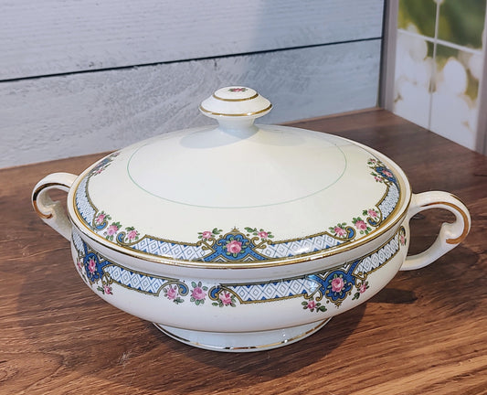 Pope-Gosser Antique Vegetable Bowl with Lid