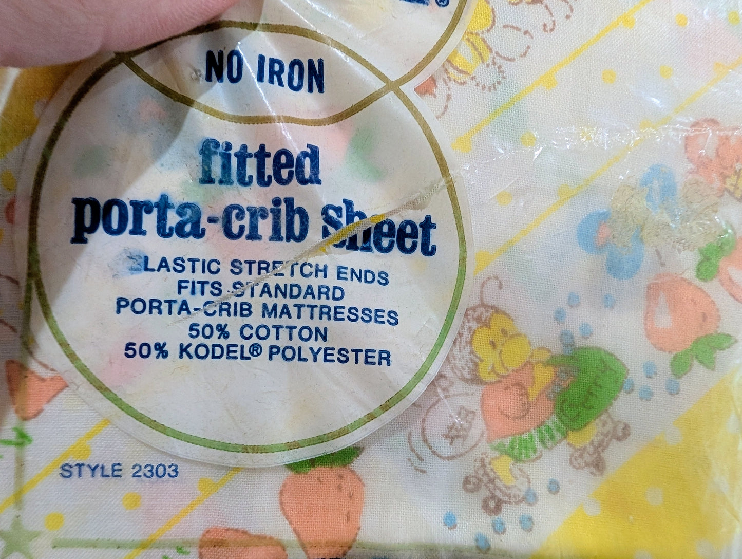 Never Used Vintage Crib Sheets