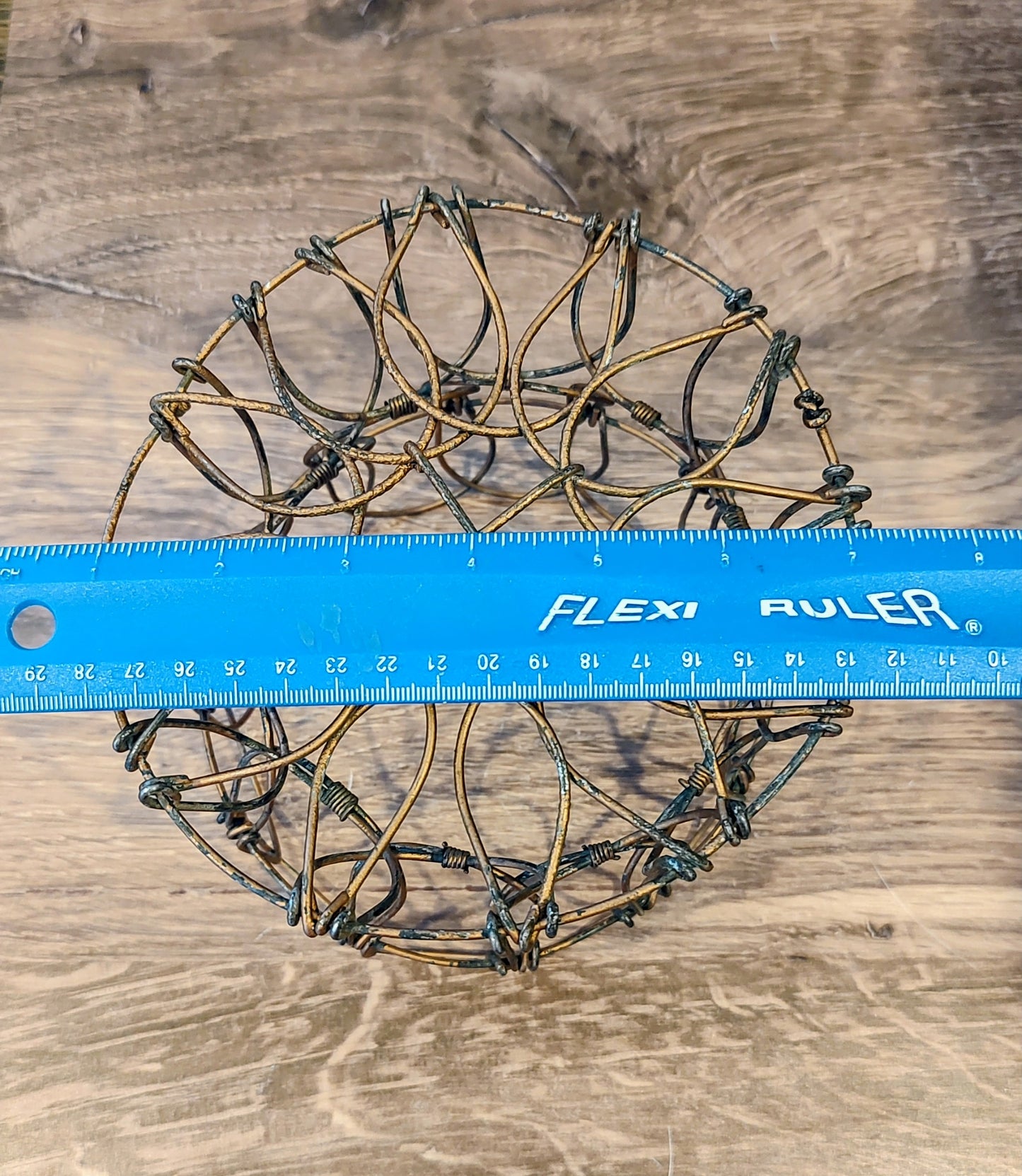 Collapsible Vintage Metal Egg Basket