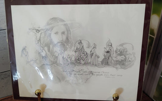 Barbara Bosworth 1992 "Savior" Sketch