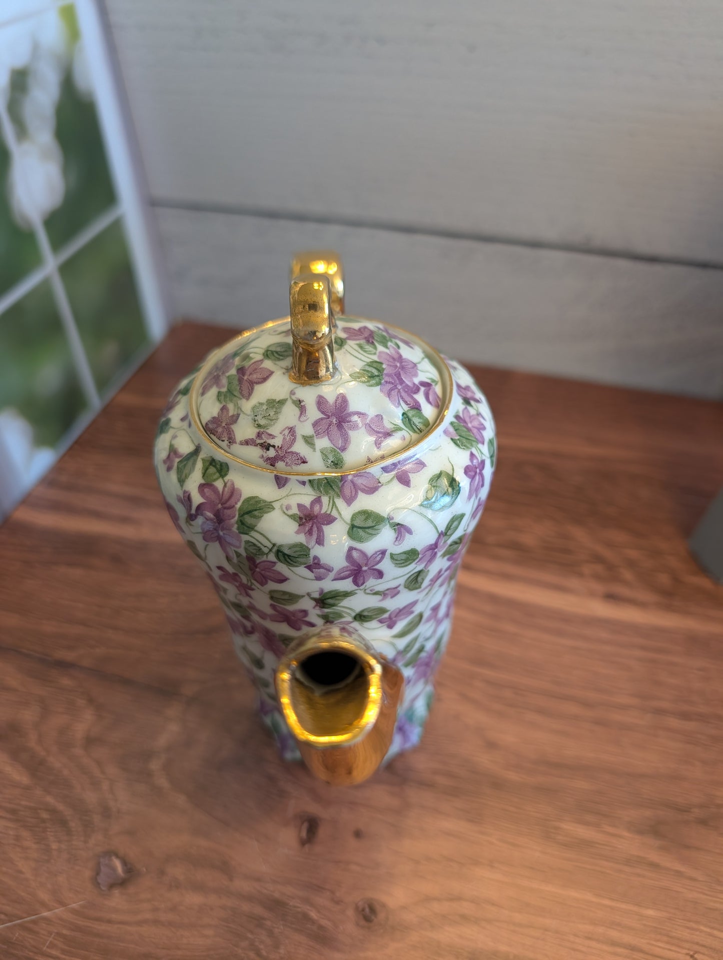 Royal Crown Chinz Violet Teapot