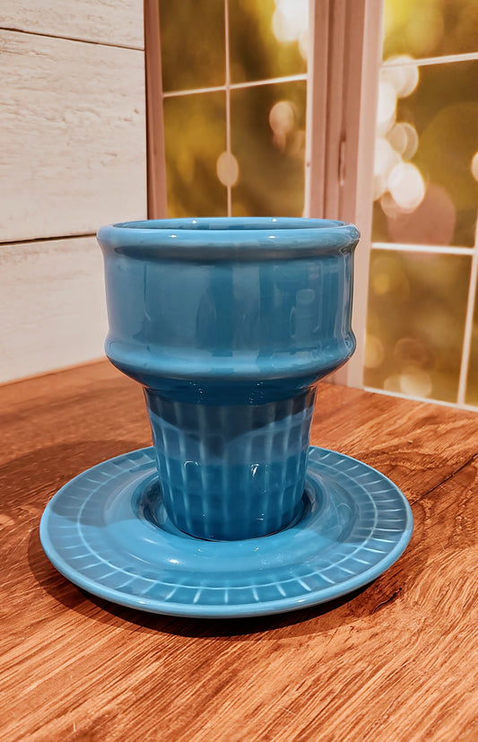 The Monkey and the Peddler Ice Cream Cone Bowl and Saucer