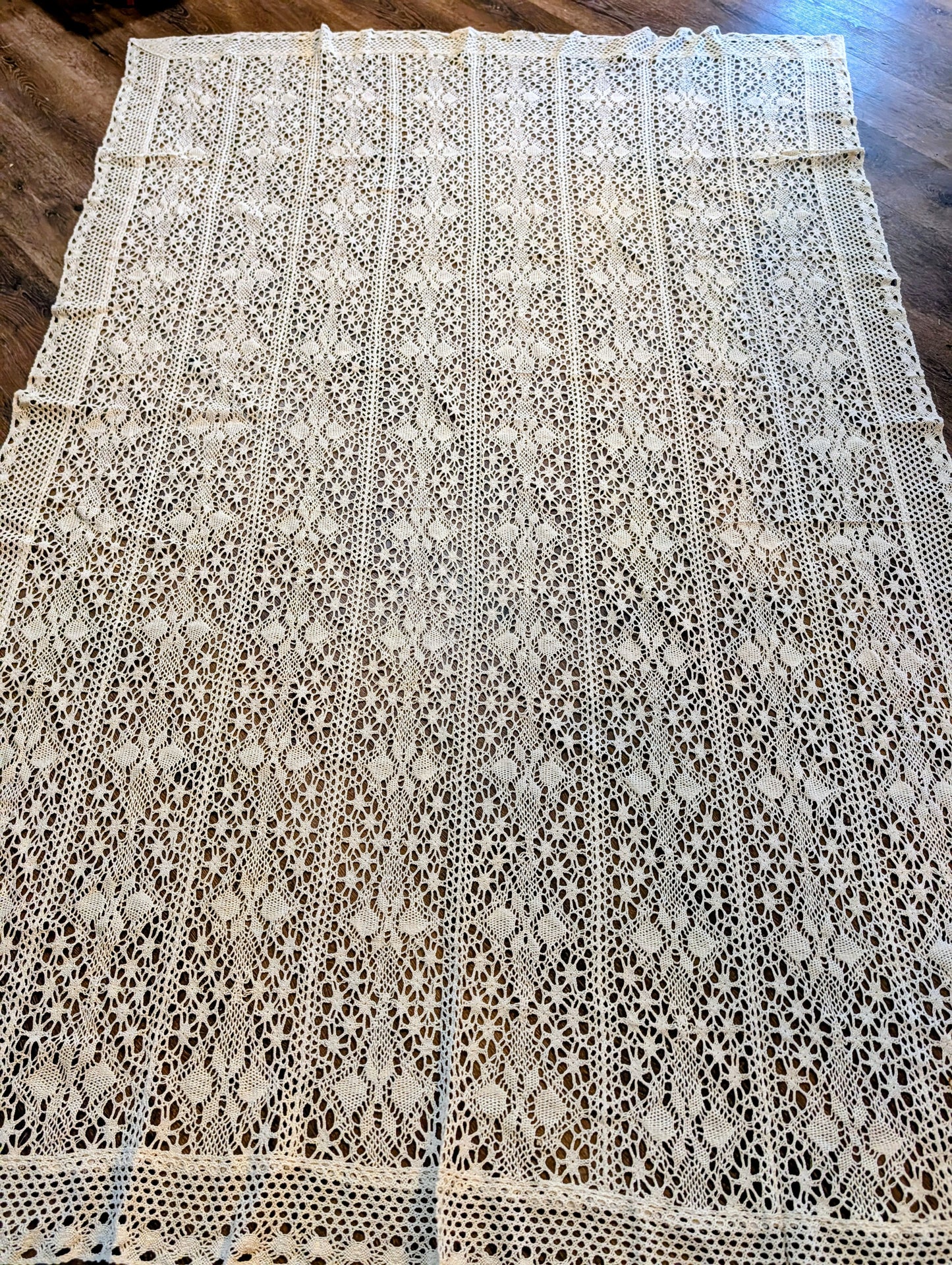 Crochet Rectangle Tablecloth 59" x 89"