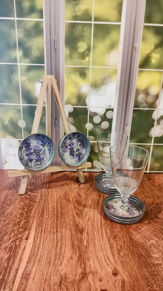 Zinc Lid Coasters